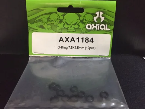 Гонки по оси AXA1184 уплотнительное кольцо 7,5x1,5 мм 10 шт. резиновый черный