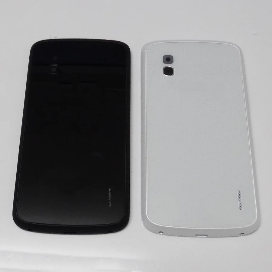 Новинка Высококачественная крышка аккумулятора для LG Google Nexus 4 E960 задняя