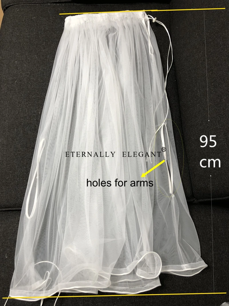 2018 Black New Bridal Wedding Dress Petticoat Gather Skirt Slip Underskirt Save You From Toilet Water Buddy EE978 Free Shipping images - 6