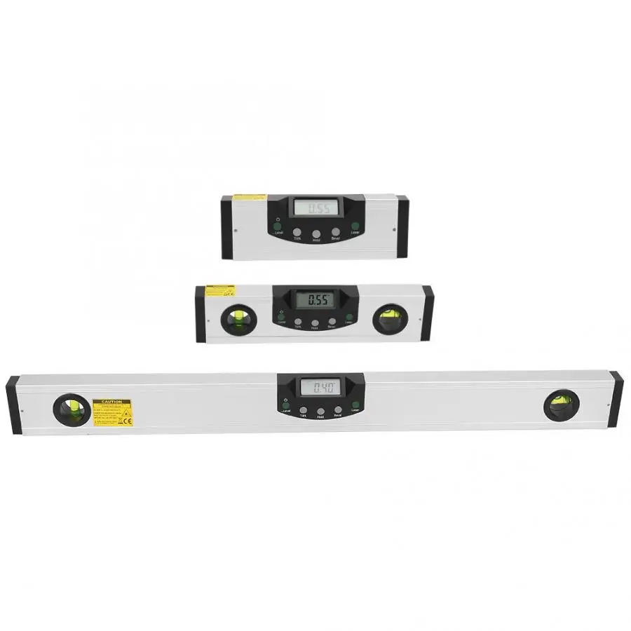 Красный лазерный Магнитный уровень линейка цифровой ЖК транспортир Инклинометр