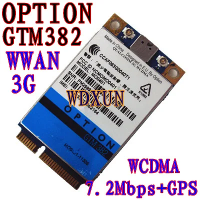 Разблокированный модем GTM382 PCI E 7 2 Мбит/с WWAN GTM 382 GPS 3G HSDPA|option gtm382|modem gps3g modem |