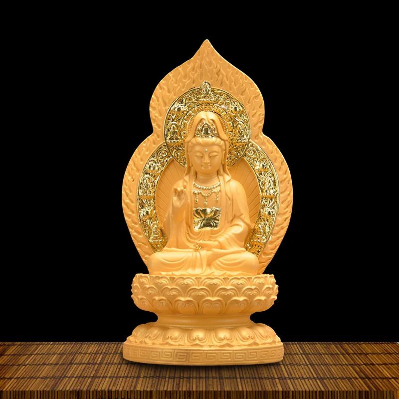 Rongsha Jin Guanyin статуи Будды тибетские короли изделия из смолы Буддийские