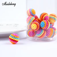 acrylic polychromatic splice detachable ball diy childrens gifts handmade bracelet hair ornament materials jewelry accessories