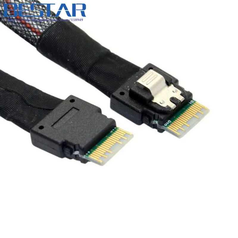 Тонкая линия SAS 4 0 SFF-8654 4i 38pin узловой диагностический 40-контактный Raid-разъем