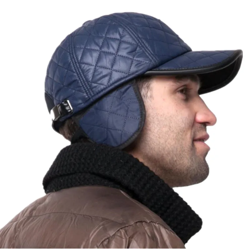 Зимние мужские кожаные бейсболки Кепка бомбер кепка Cappelli Cappello Donna Uomo|Мужские