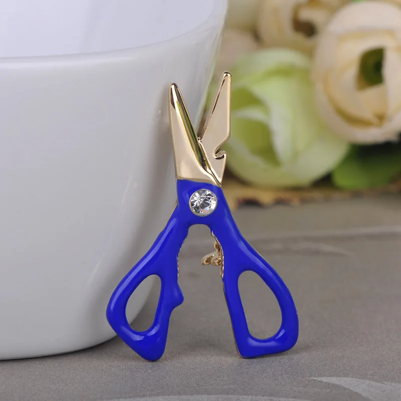 Эмалированные ножницы Funmor броши для женщин и мужчин аксессуары костюма пальто