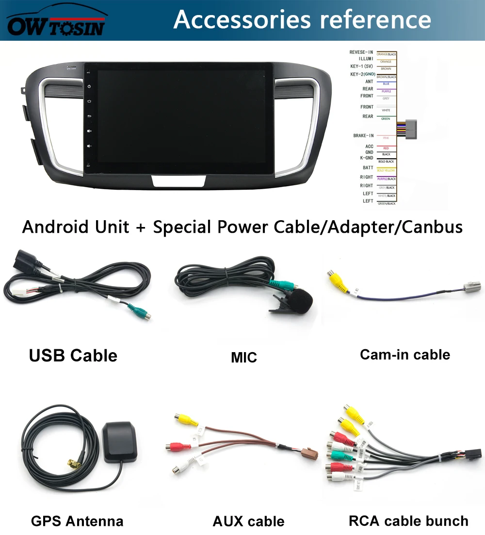 Ips Android 9,0 8 ядерный 4 Гб ram+ 64 ГБ rom Автомобильный DVD радио плеер gps для Honda Accord 9 низкий уровень DSP CarPlay Parrot BT