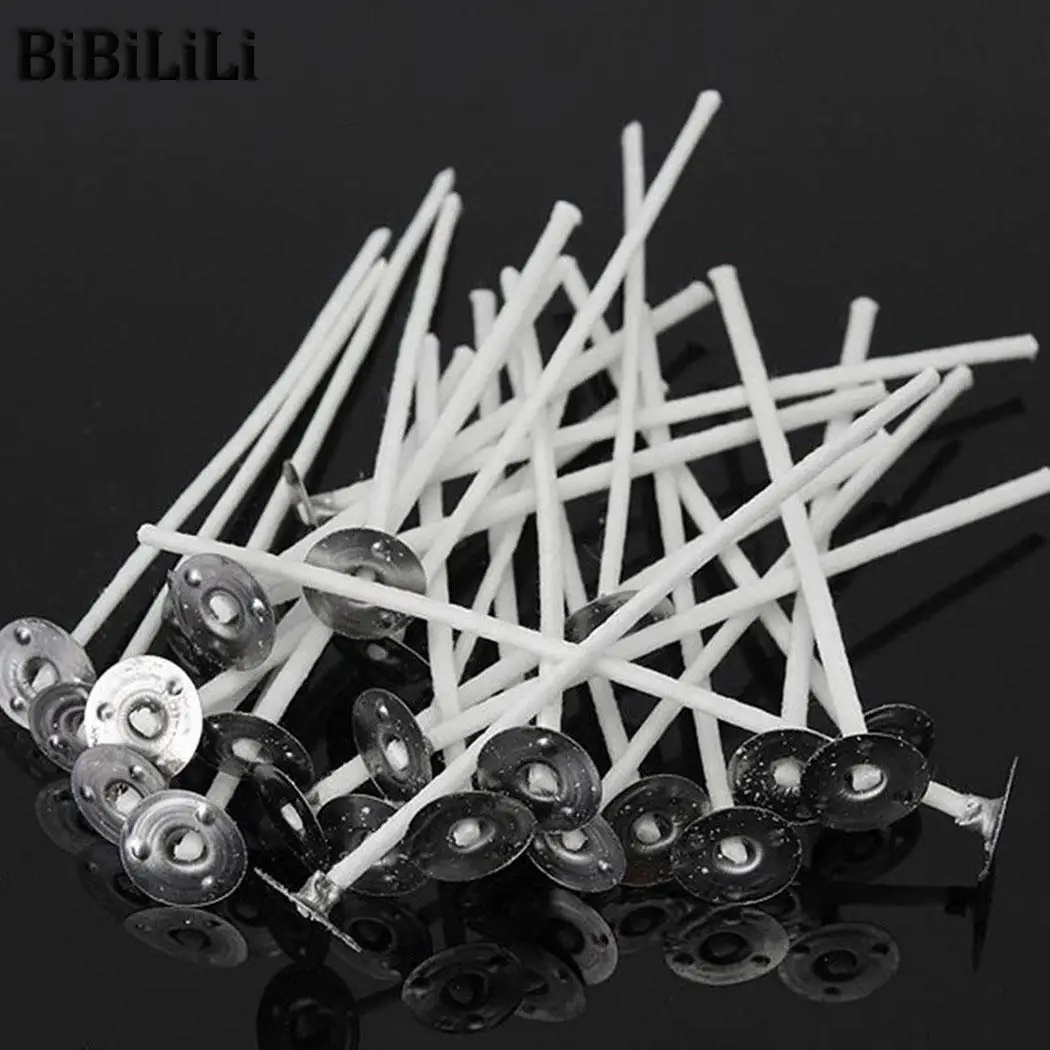 Ядро 9 дюймов 3 DIY эко ядро новый бездымный хлопок упаковка Свеча 10 см фитиль белый