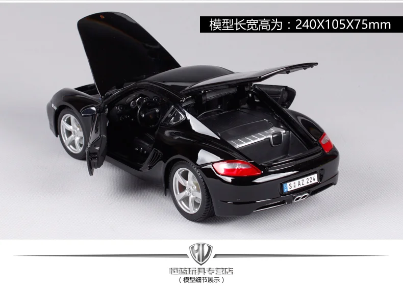 1:18 оригинальные литые модели автомобилей Maisto из сплава домашний декор имитация автомобилей mkd2 для детей Cayman S/boxster/911/Cayenne