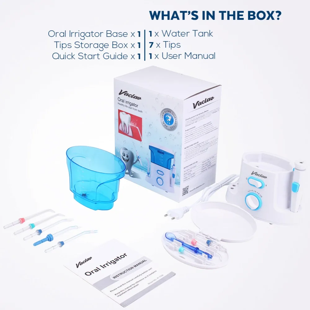 Водный флоссер устного полоскателя Vaclav.