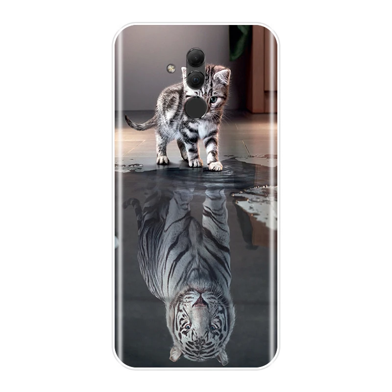 Lovely animals Back Cover For Huawei Mate 7 8 9 10 20 30 Lite Soft TPU Silicone Phone Case Pro | Мобильные телефоны и