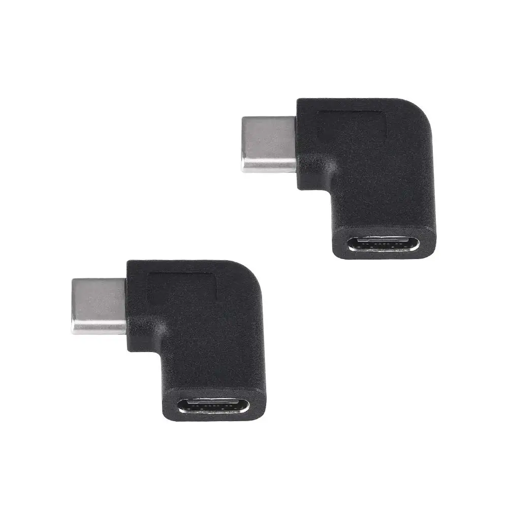 Адаптер-преобразователь USB 3 1 Type C Male-Female шт. 90 градусов правый угол переходник на
