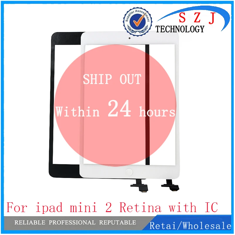 

New 7.9'' inch digitizer touch scree Panel for ipad mini 2 Retina with IC Connector + Home Button Flex Tablet PC protection