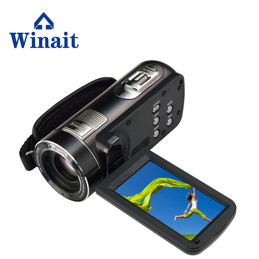 

Winait 3.0'' touch display screen HDV-F5 digital video camera with Rotating LCD Screen,Electronic Image Stabilization
