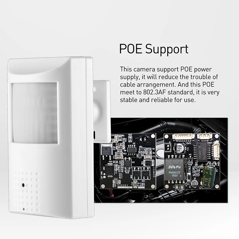 Камера видеонаблюдения XMEye POE Audio 1296 нм невидимая Инфракрасная IP камера H.265 3 Мп