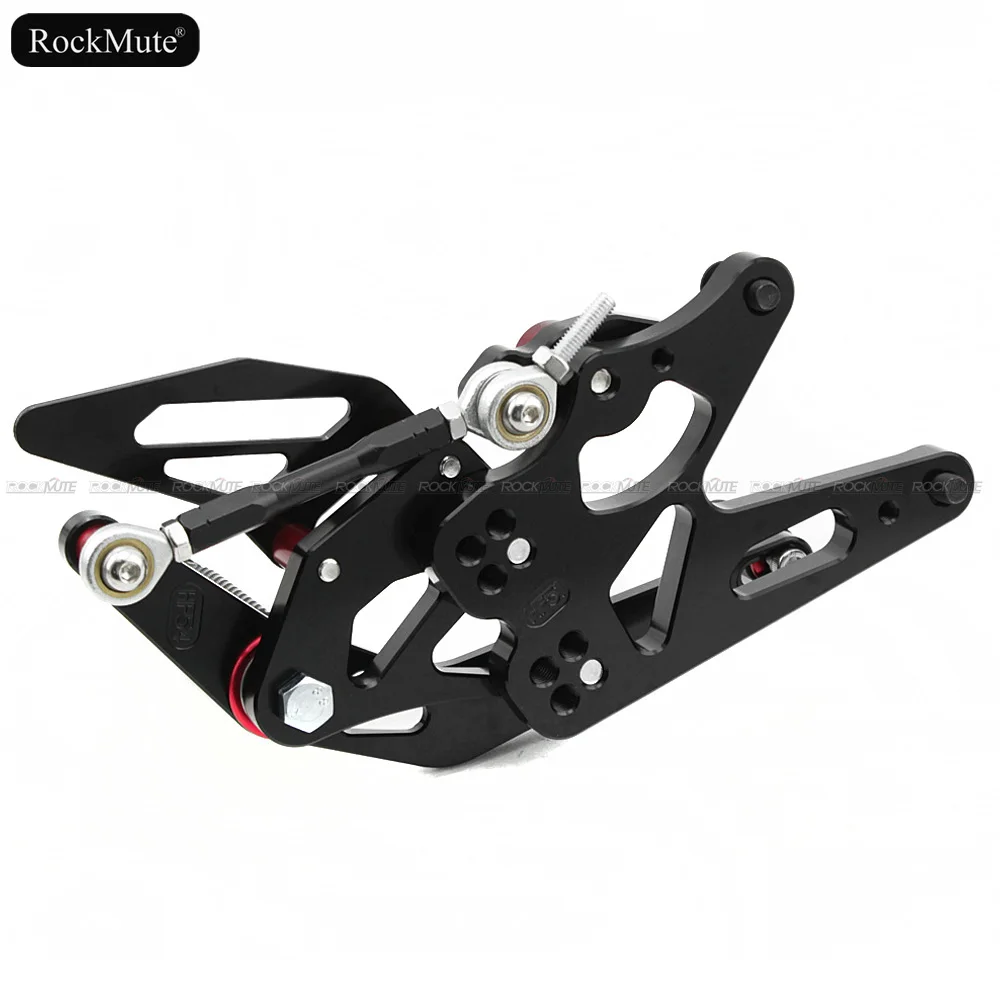 Подножки для мотоцикла для Yamaha YZF-R1 YZF R1 2004 2005 2006 ЧПУ Регулируемая подножка рычаг переключения передач тормозной педальные подложки для ног сзади комплект