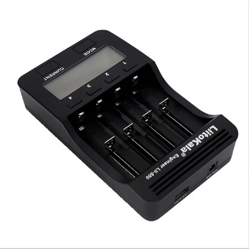 LiitoKala lii-500 ЖК-дисплей 3 7 В 1 2 18650 26650 16340 14500 10440 18500 Батарея Зарядное устройство 100%