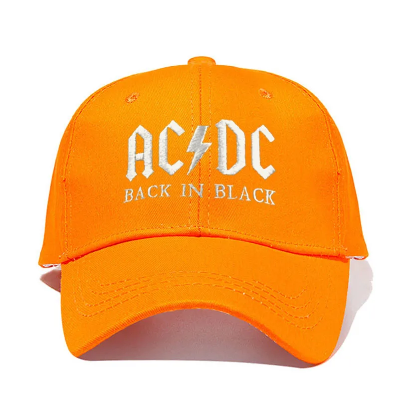 Бейсбольная кепка AC/DC в стиле рок, хип-хоп, Мужская бейсболка с вышитыми буквами, Повседневная Кепка для диджея, рок, папы, Прямая поставка