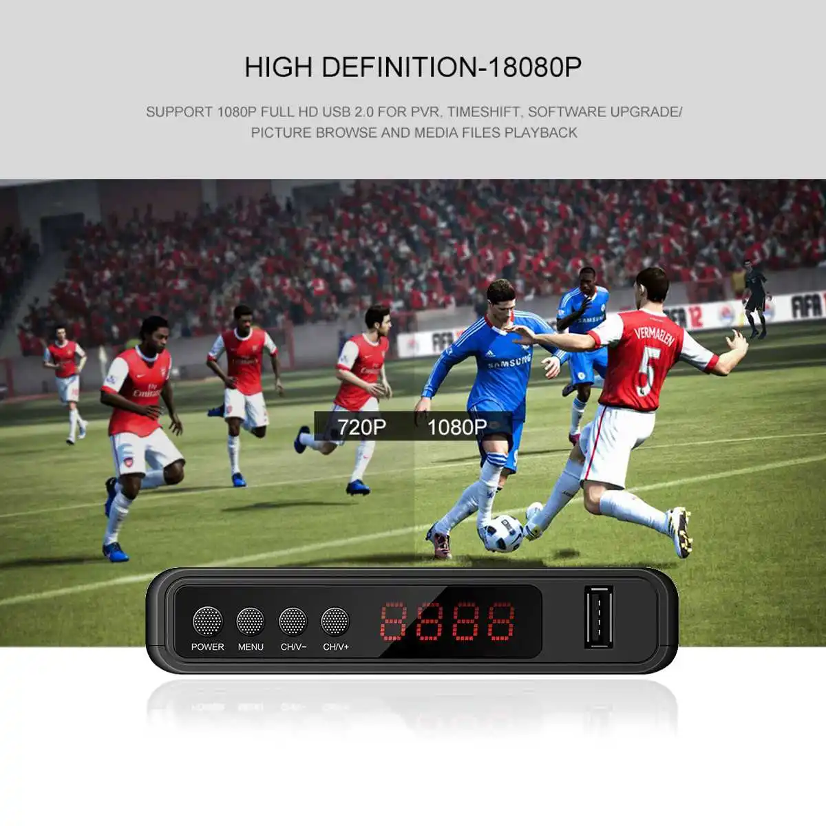 LEORY USB2.0 HDMI спутниковый ТВ приемник тюнер мини DVBT2 ТВ приемник Wifi Full-HD 1080P Dvb-t2 тюнер ТВ коробка с антенной