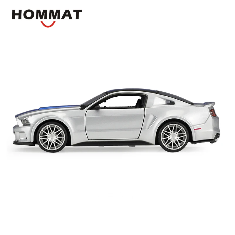 Модель автомобиля HOMMAT Maisto масштаб 1:24 2014 Ford Mustang Street Racer из сплава литая Игрушечная