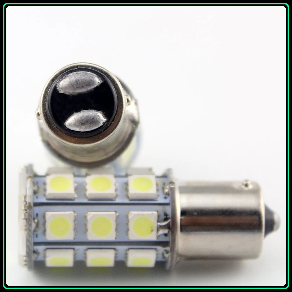 Carsty Горячая Строб Комплект одежды из 2 предметов: 1156 1157 5050 27smd Led Ba15s Bay15d P21w P21/5 Вт