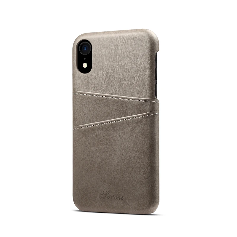 Винтажный кожаный чехол для iPhone X, XR, Xs, Max, ультра тонкий держатель с отделениями для карт, чехол для телефона s, для iPhone 10, 8, 7 Plus, чехол