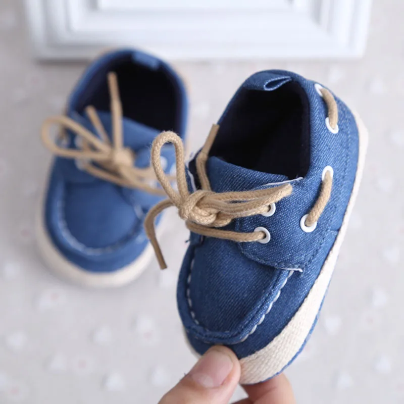 Crib Shoes Baby Moccasins Non-slip Single Lace-Up newborn 0 And 1 Year Old Babies for Girl YD491 | Мать и ребенок