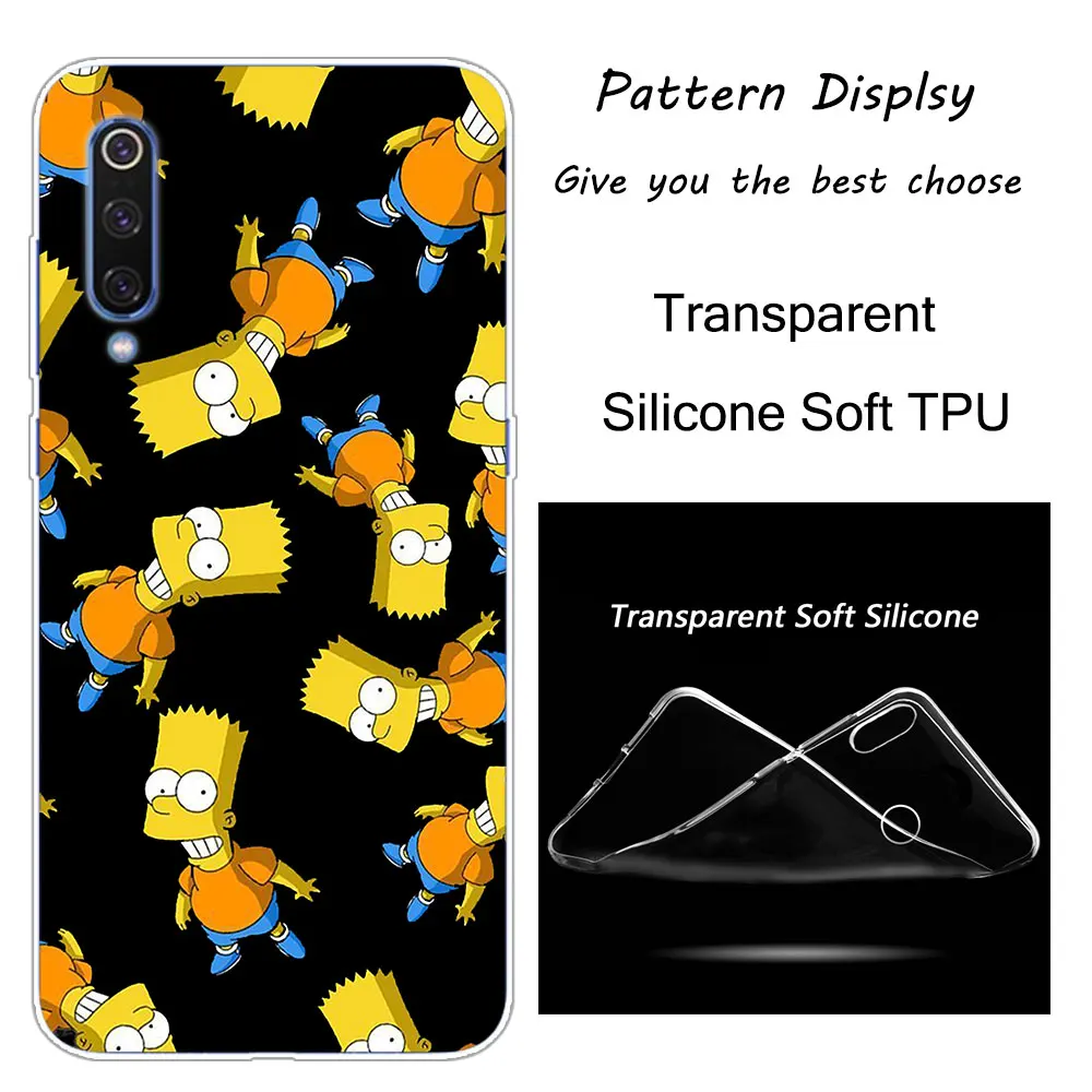 011 Горячая Симпсоны силиконовый чехол для Xiaomi Pocophone F1 9T 9 9SE 8 A2 Lite A1 A2 Mix3 Redmi K20 7A Note 4 4X5 6 7 Pro S2 крышка - Цвет: 011