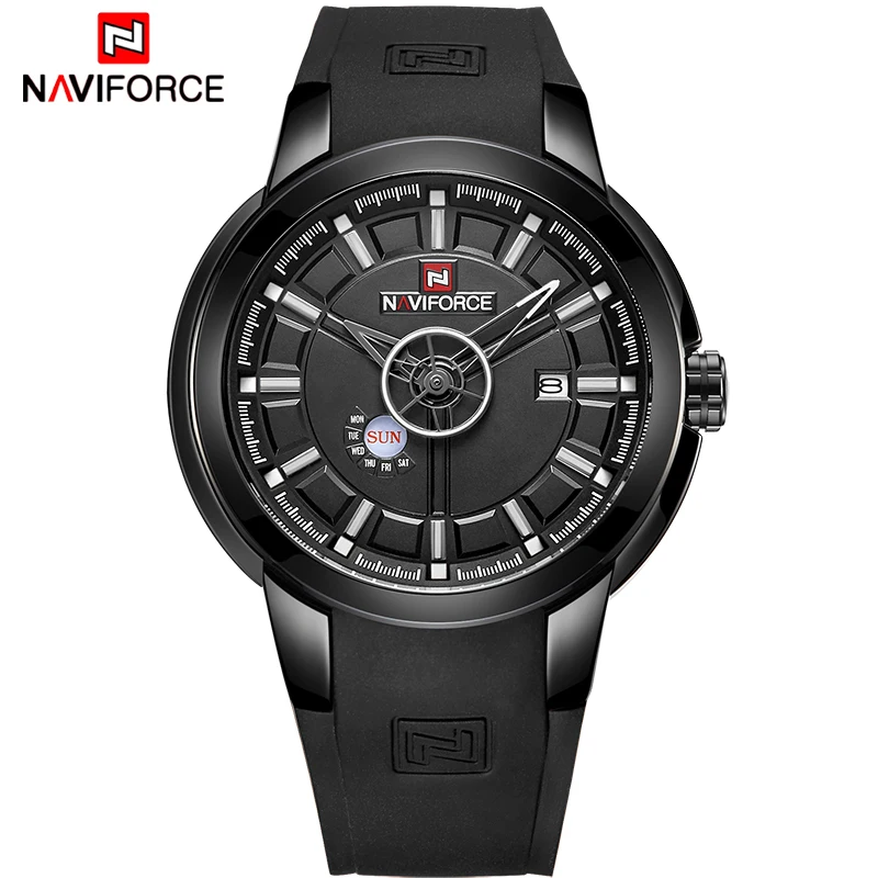 NAVIFORCE Элитный бренд часы мужской спортивный военный Кварцевые наручные