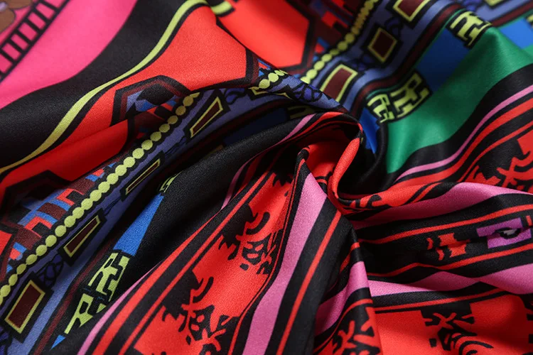 Новинка 2017 женщин осень взлетно посадочной полосы мода лоскутное печати v