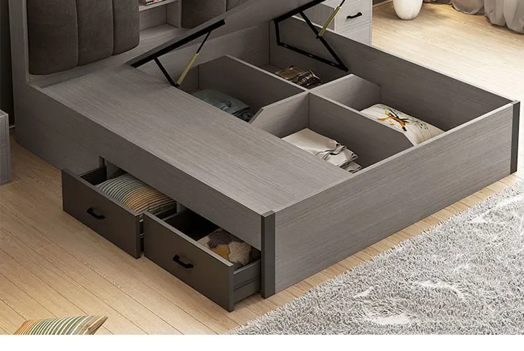 Рама DYMASTY натуральная кожа мягкая кровать современный дизайн кровать bett, cama мода king/queen Размер мебель для спальни