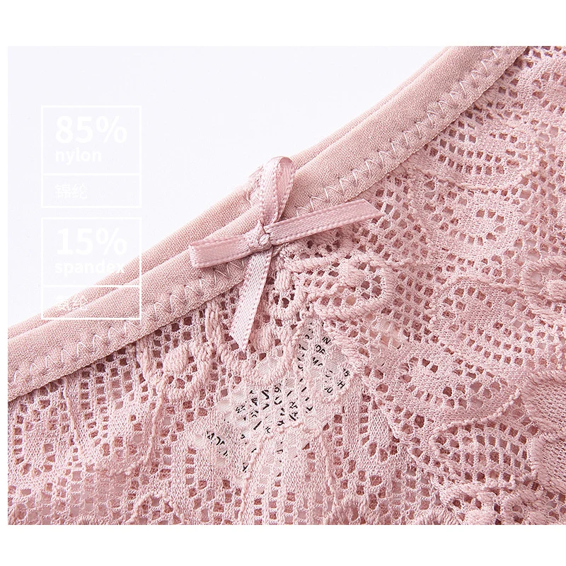 3 шт. трусики для женщин сексуальное нижнее белье кружевные дышащие женские