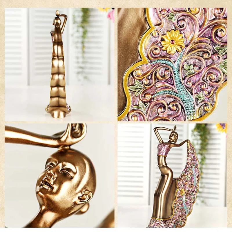 Изделия из смолы &quotтанцующая девушка&quot Свадебные украшения фигурки