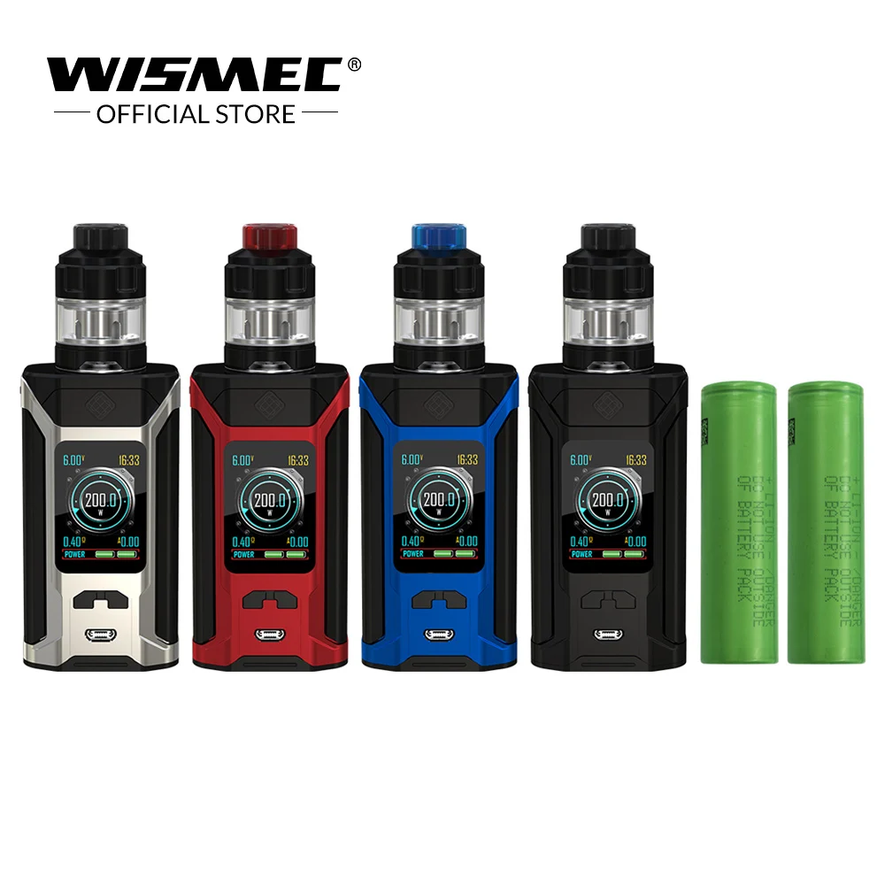[США склад] Wismec извилистые RAVAGE230 с GNOME Evo танк 2 мл/4 мл опустошать 230 С шт. 18650 батарея