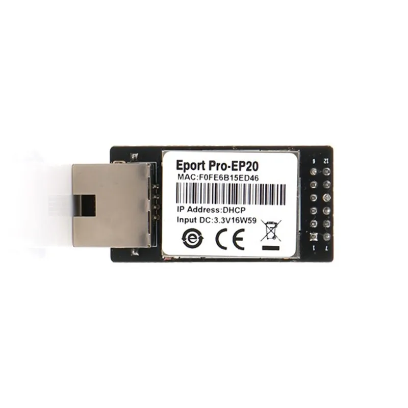 CEANDDEAR eport Pro-EP20 Linux Servidor Red Series TTL и модуль Ethernet интегрированный DHCP 3 V TCP IP Telnet Wifi