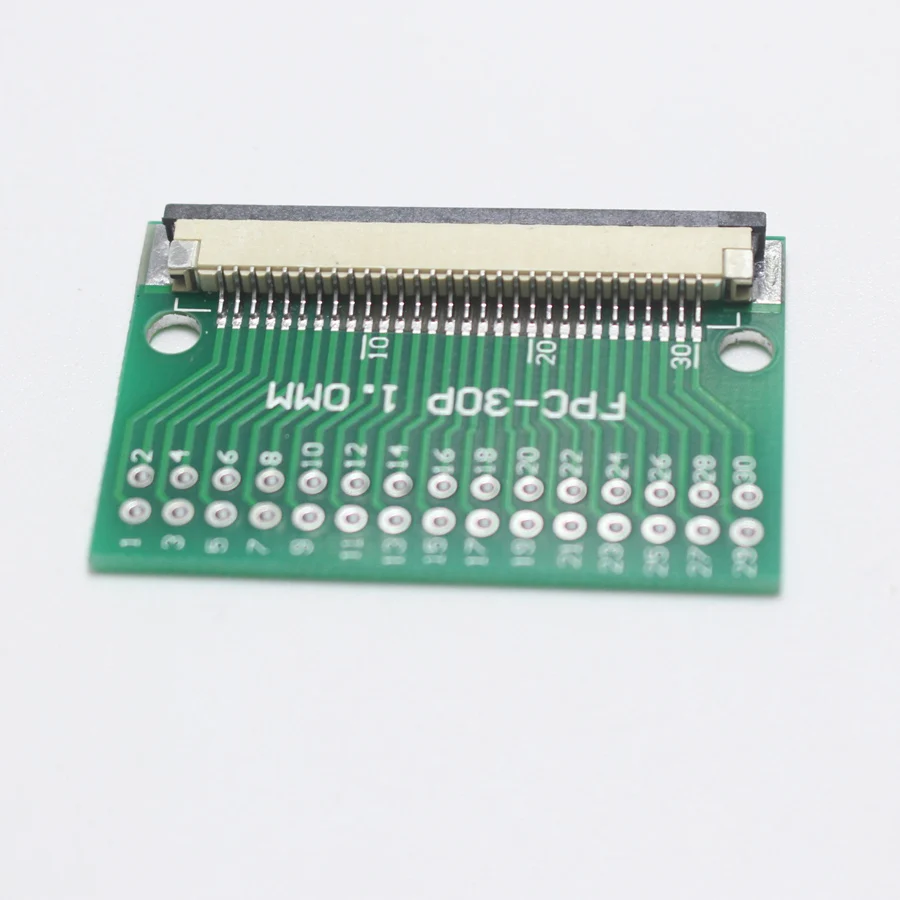 1 шт. 30P FPC Адаптерная пластина 0 мм шаг 30Pin Вниз Тип выдвижной штекер до 2 45 плоский