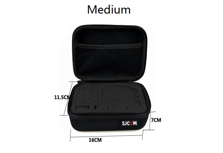bag medium SJCAM SJ8 Pro/Plus/Air Аксессуары Крышка объектива/крышка/стеклянный УФ-фильтр/защитная пленка/Рамка для экшн-камеры SJ8 - Цвет: bag medium