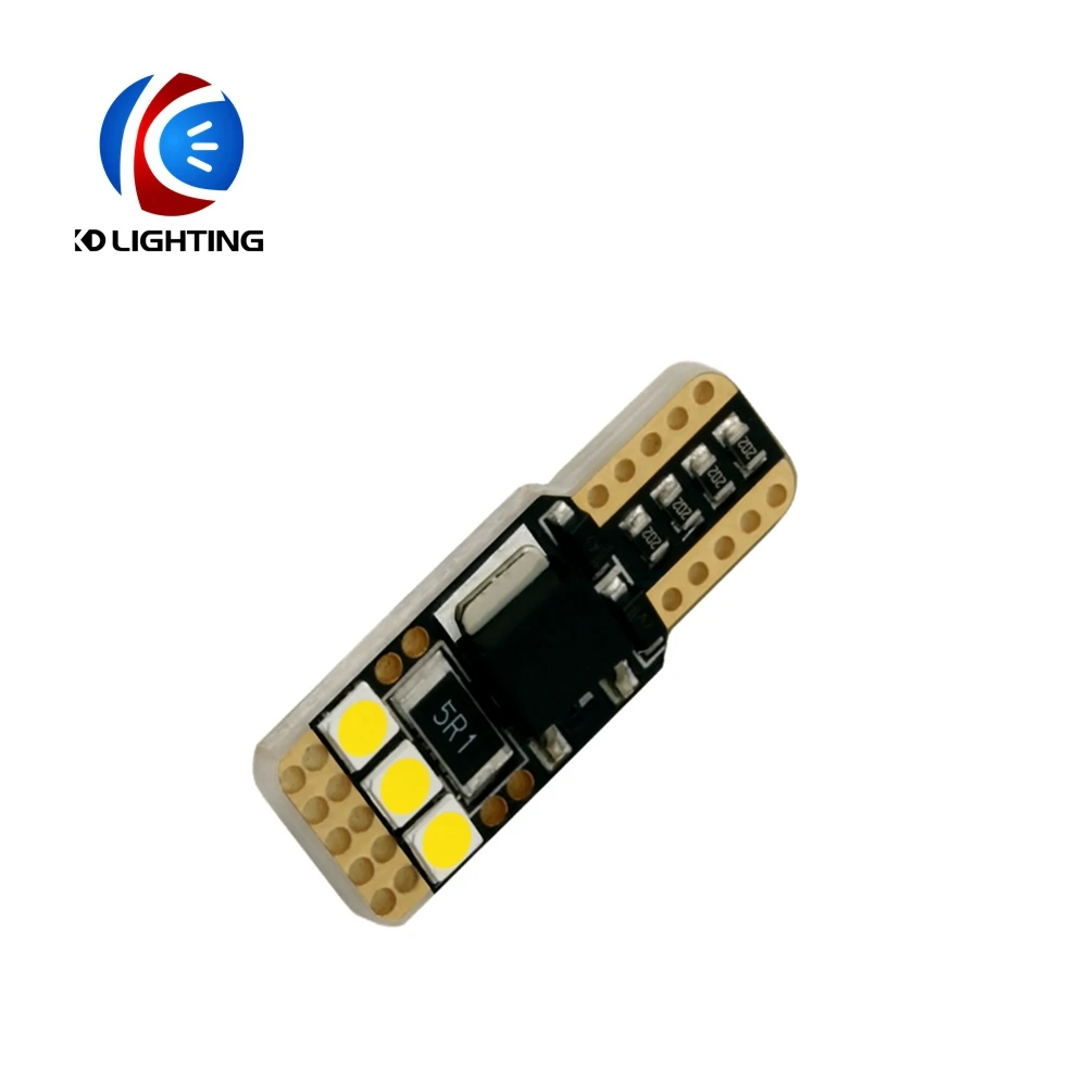 KD 1 шт./лот автомобильный Стайлинг t10 led Canbus 168 194 w5w светодиод 3030 6SMD 12v Авто