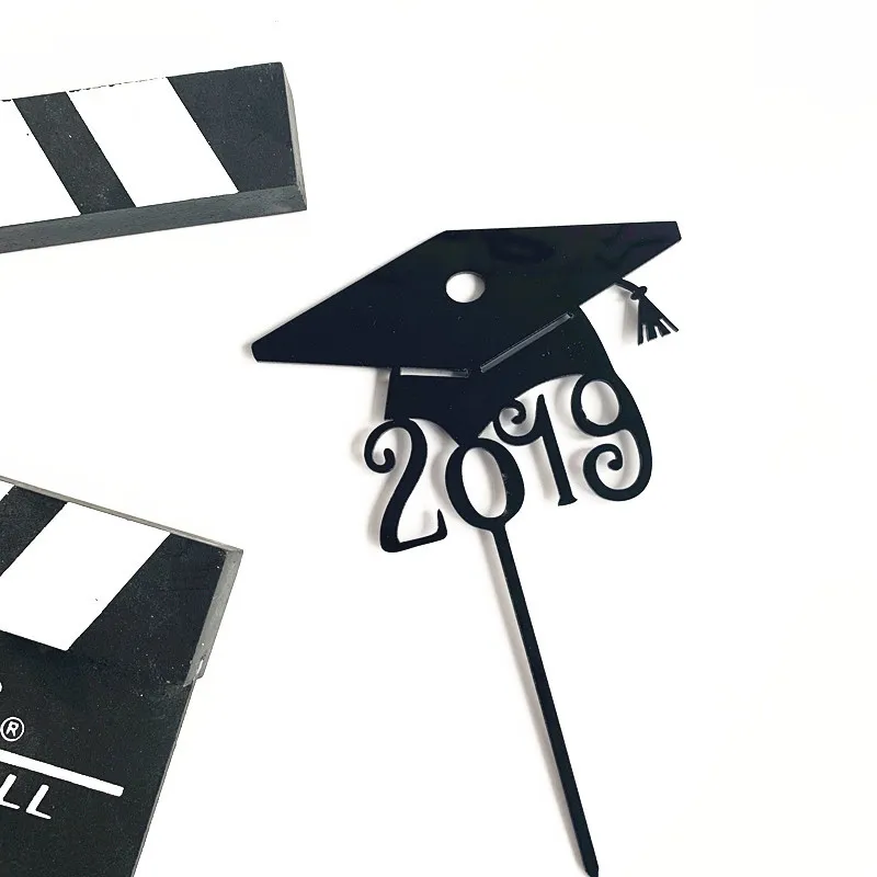 Акриловый Торт класса Congrats grade Топпер для кексов 2019 выпускного колледжа