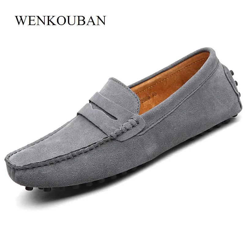 Flats Men Loafers Leather Shoes Casual Slip On Mocassin Homme Summer Driving tenis masculino adulto zapatos de hombre | Обувь