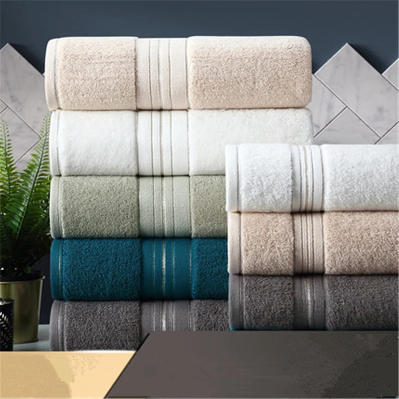 

NEW Five star hotel pure cotton embroidered towel adult male and female outdoor jacquard towel.