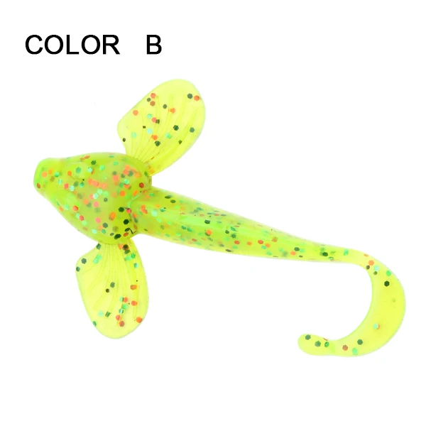 6pcs Spinpoler 8 см 4,4 г ручная Мягкая приманка 6 шт. Minnow искусственная поддельная приманка в виде мухи рыболовные приманки, наживки - Цвет: 6pcs