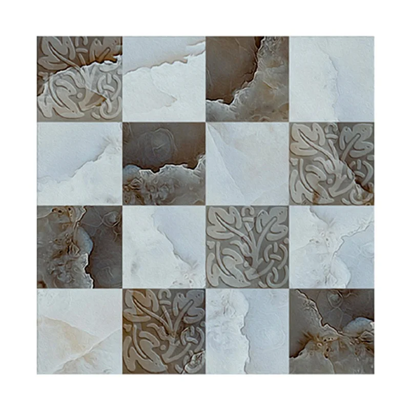 D 20 см* 20 см мозаичная плитка, керамическая Наклейка на стену, 3d кухня, ванная комната, туалет, фреска, водонепроницаемые наклейки для комнаты, ПВХ обои - Цвет: D