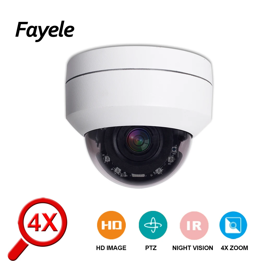 Антивандальная скоростная купольная PTZ-камера безопасности AHD 1080P SONY323 TVI CVI 4 в 1 PanTilt 2,8 ~ 12 мм 4X Zoom IP66 Водонепроницаемая 2mp UTC RS485