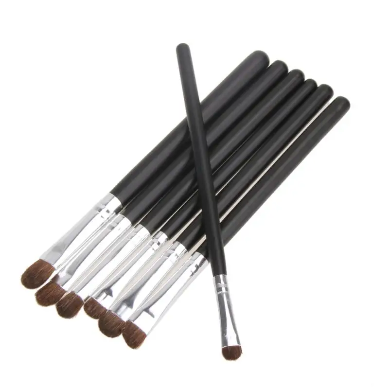Набор кистей для макияжа глаз из натуральных волос 7 шт.|brush set professional|makeup brush seteye