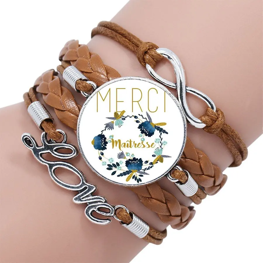 Мультфильм бижутерия со стеклянными кабошонами Многослойный черный/коричневый