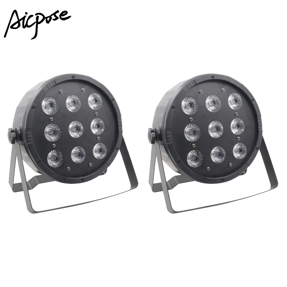 Светодиодный прожектор Par 9x12W RGBW 4 в 1 сценическое освещение DMX512 для дискотеки