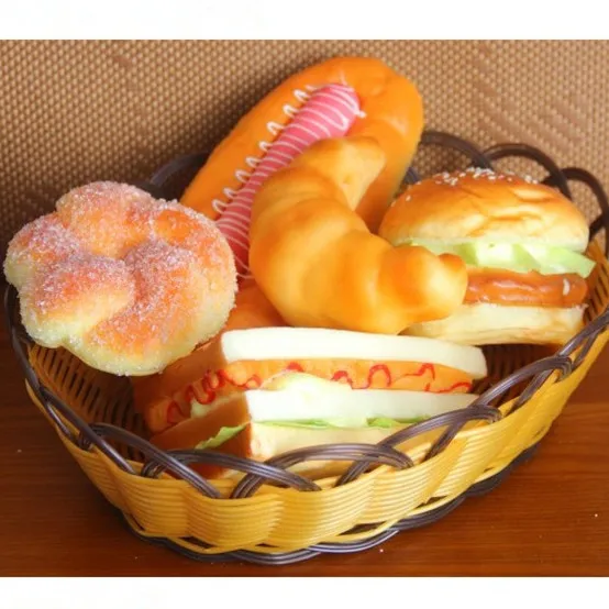 Искусственные хлебные украшения реквизиты для фотографий искусственные тосты