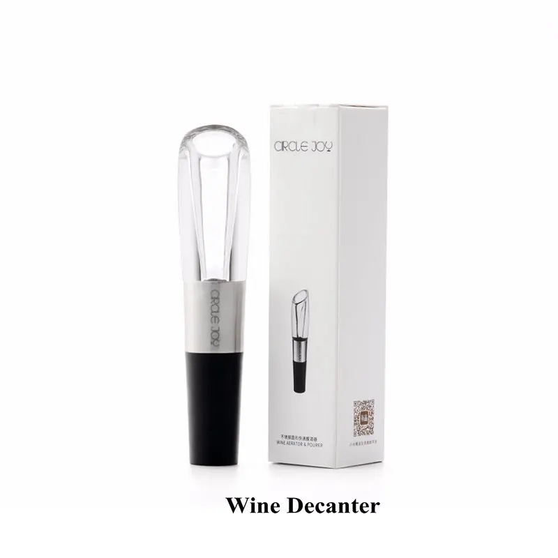 Wine Decanter Xiaomi Mijia пробка для вина/Графин для вина/электрическая открывалка для бутылок на выбор круглые пробки для вина из нержавеющей стали умный подарок - Цвет: Wine Decanter