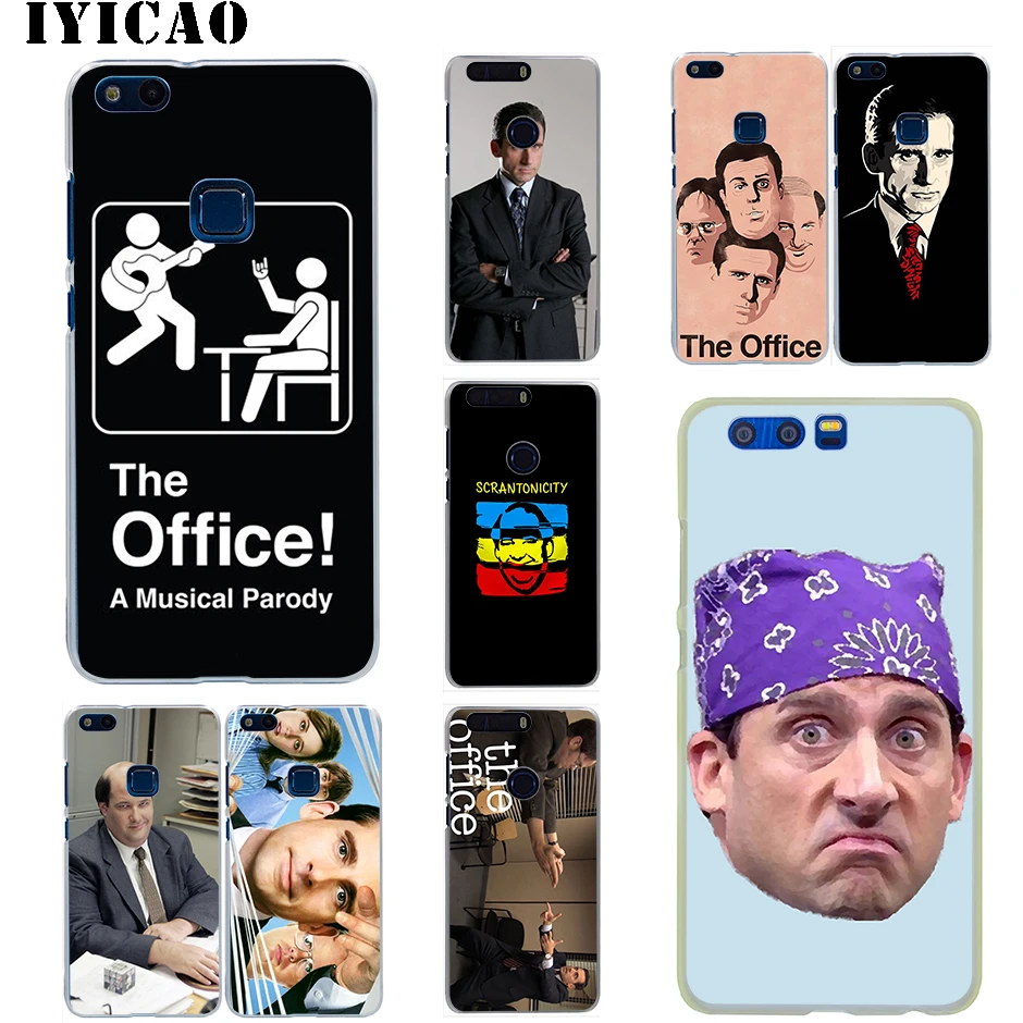 Жесткий офисный чехол IYICAO для Huawei Honor 6A 6C 7A 7C 7X8 8X9 10 20 9X Lite Pro Play Note View